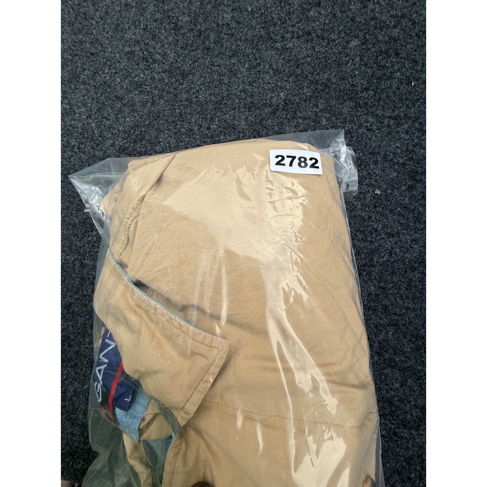 Vintage Gant Field Jacket Mens Large Tan Beige 100% Cotton Safari Utility Coat - Picture 10 of 10
